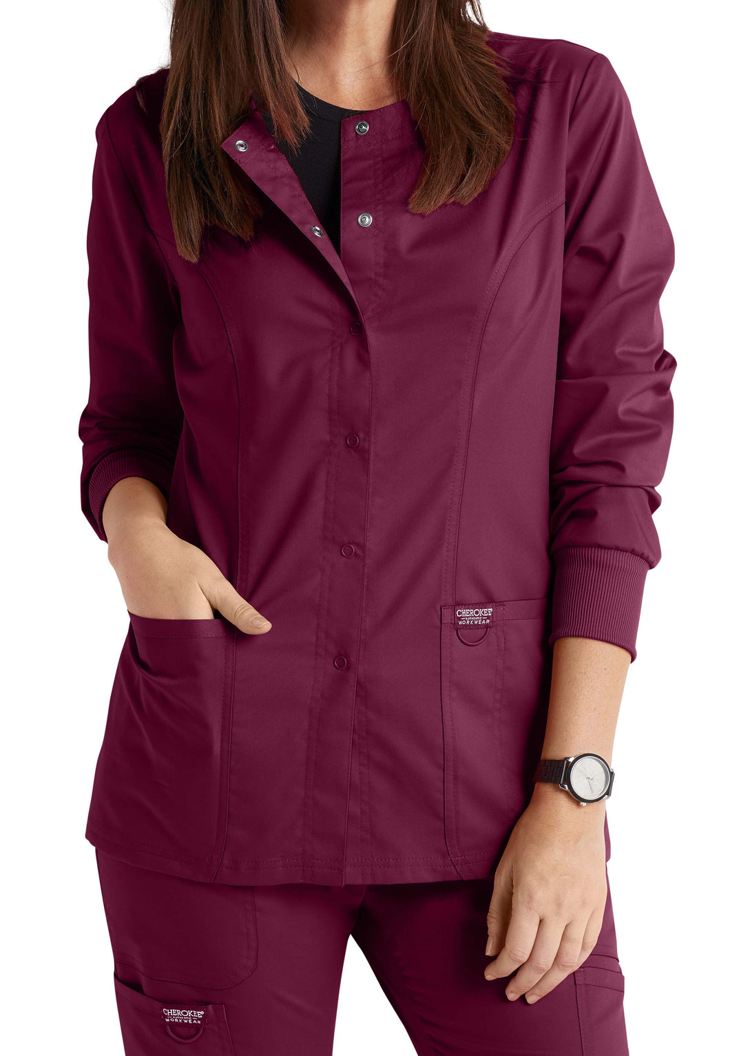 Cherokee Revolution Snap Front Jacket